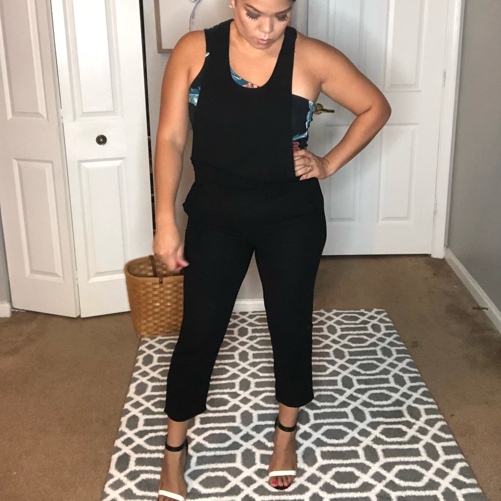 Versatile Black Jump Suit